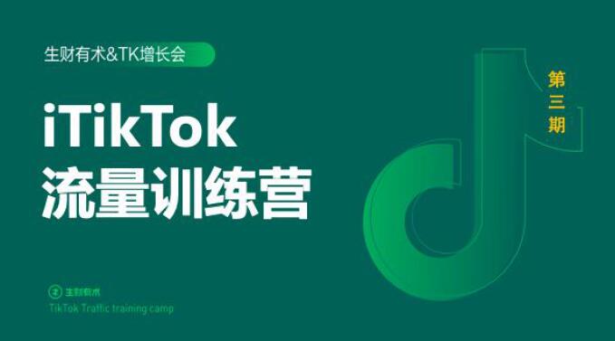 2020最新TikTok流量增长训练营（完结）附PPT-连烟牍库