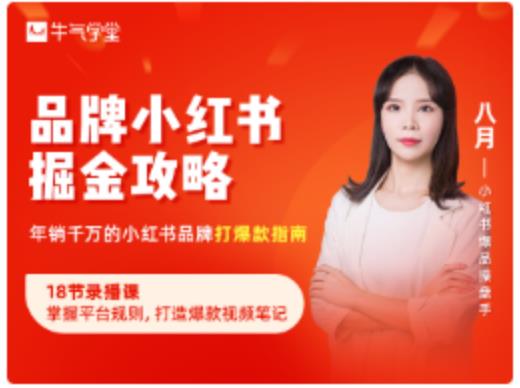 品牌小红书掘金攻略，年销千万的小红书品牌打爆款指南-连烟牍库
