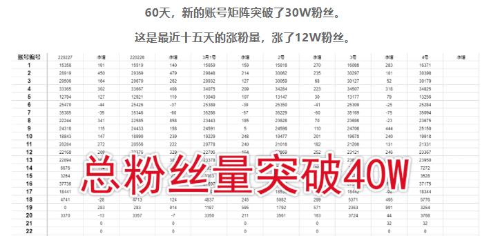 倪叶明·蓝海公众号矩阵项目训练营，0粉冷启动，公众号矩阵账号粉丝突破30w-连烟牍库