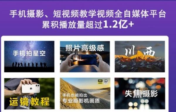 2022玩转手机影像全系课，零基础的小白也能进阶成为手机摄影专业人士-连烟牍库