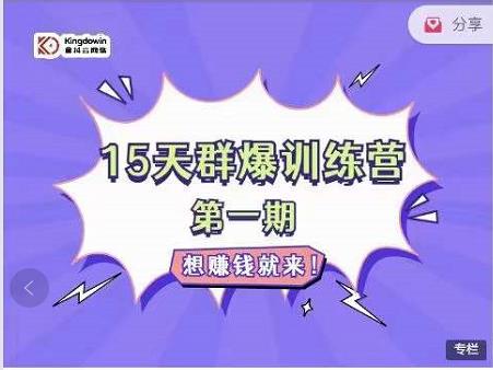 金抖云Peter《15天群爆训练营》，破解抖音玄学，群爆心法，起号方式-连烟牍库