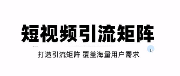 短视频引流矩阵打造，SEO+二剪裂变，效果超级好！【视频教程】-连烟牍库