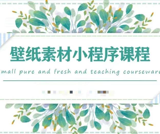 闪闪壁纸号运营教程，抓住图文风口，快速吸粉变现-连烟牍库