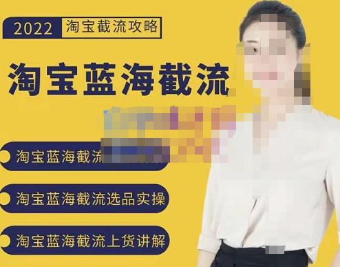 2022淘宝蓝海截流攻略，淘宝蓝海截流选品上货实操讲解-连烟牍库