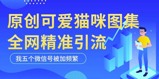 黑科技纯原创可爱猫咪图片，全网精准引流，实操5个VX号被加频繁-连烟牍库