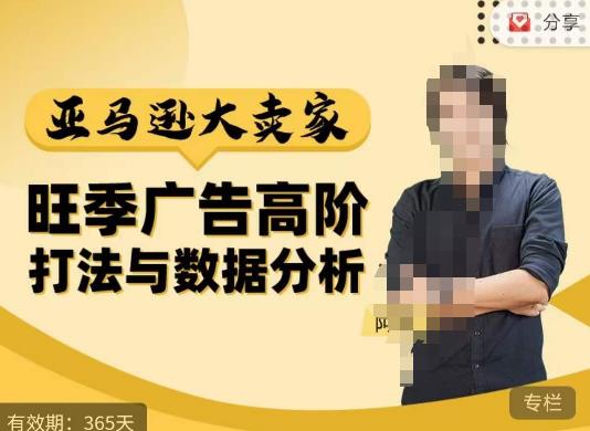 阿甘·亚马逊大卖家广告高阶打法与数据分析，走出传统广告误区；揭秘大卖惯用打法；数据驱动广告决策-连烟牍库