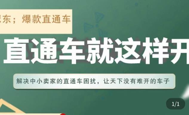 冠东·淘系直通车保姆级教程，全面讲解直通车就那么简单-连烟牍库