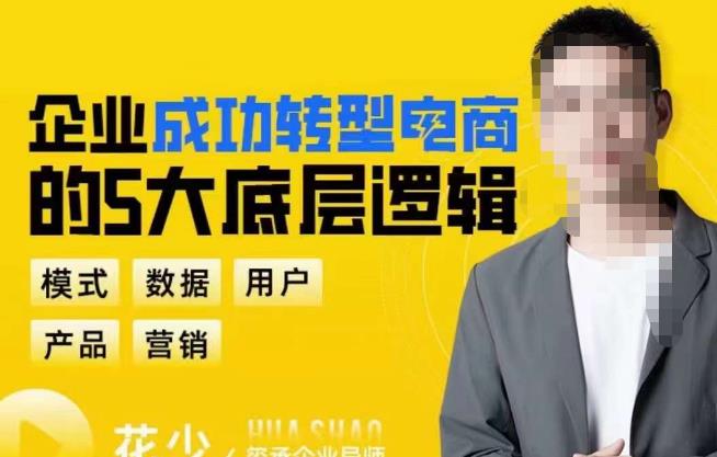 企业成功转型电商的5大底层逻辑，从模式、数据、用户、产品、营销5大板块，助你高效转型电商赛道-连烟牍库
