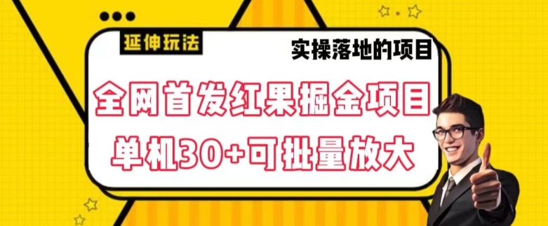 全网首发红果免费短剧掘金项目，单机30+可批量放大【揭秘】-连烟牍库