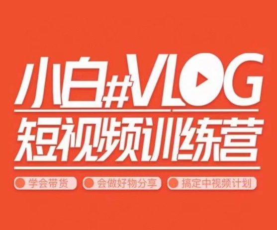 小呆说视–小白VLOG短视频训练营，学会带货、好物、直播、中视频-连烟牍库
