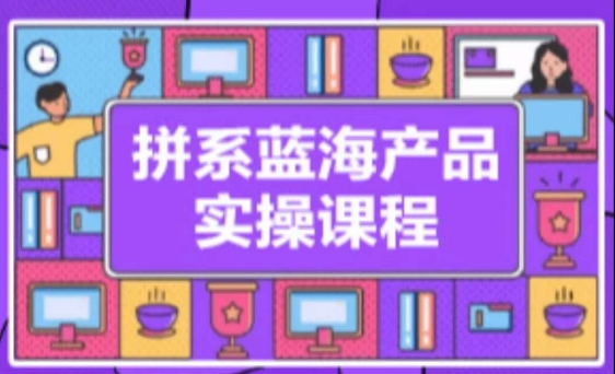 拼系冷门蓝海产品实操课程，从注册店铺到选品上架到流量维护环环相扣-连烟牍库