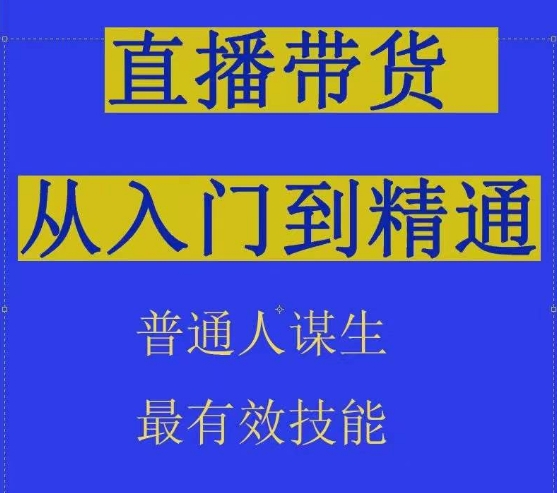 2024抖音直播带货直播间拆解抖运营从入门到精通，普通人谋生最有效技能-连烟牍库