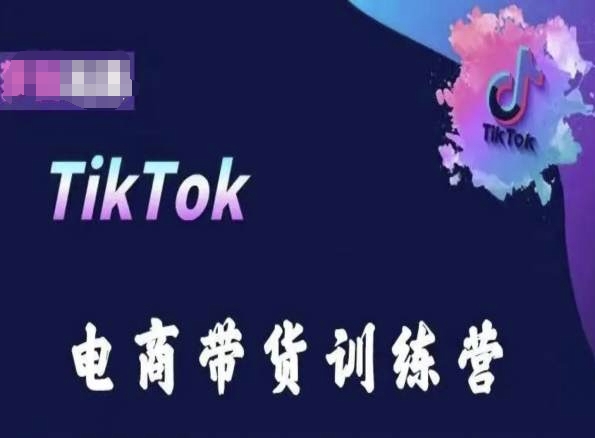 TikTok电商带货训练营，跟随时代潮流，跨境掘金-连烟牍库