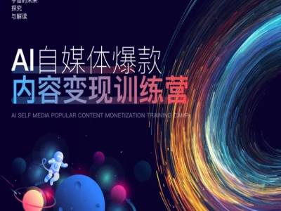 AI自媒体爆款内容变现训练营，20%底层逻辑，60%实操方法，20%案例拆解(即学即用)-连烟牍库