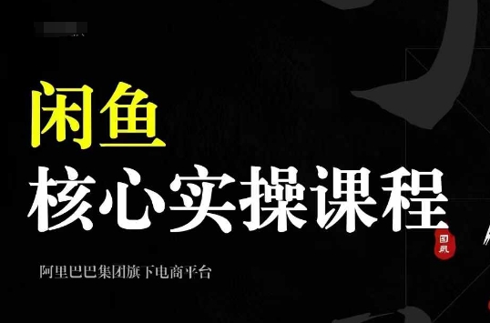 2024闲鱼核心实操课程，从养号、选品、发布、销售，教你做一个出单的闲鱼号-连烟牍库