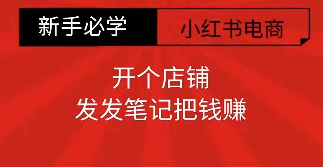 小红书零食共创【新手易上手】开个店铺，发发笔记把钱赚-连烟牍库