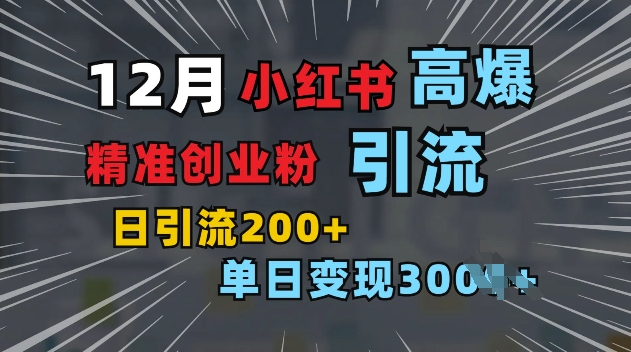 小红书一张图片“引爆”创业粉，单日+200+精准创业粉 可筛选付费意识创业粉【揭秘】-连烟牍库