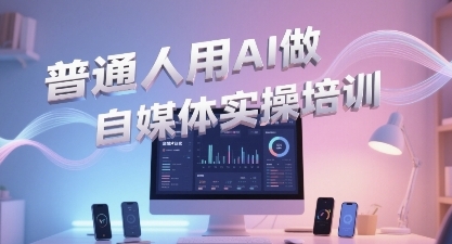 普通一个人用AI做自媒体，助你轻松开启AI自媒体创作之路-连烟牍库
