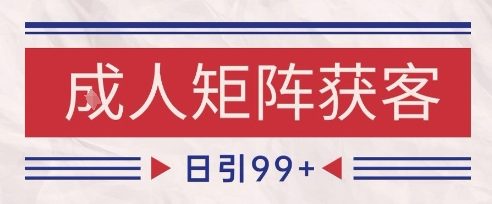 小红书某音橙人赛道引流获客，自热矩阵日引200+【揭秘】-连烟牍库