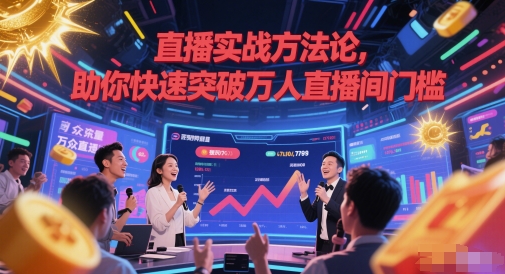 直播实战方法论，助你快速突破万人直播间门槛-连烟牍库