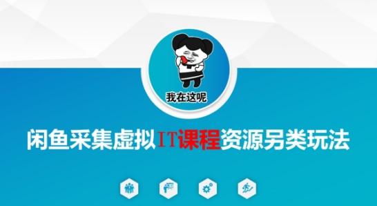 闲鱼采集虚拟IT课程资源另类玩法，干货满满-连烟牍库