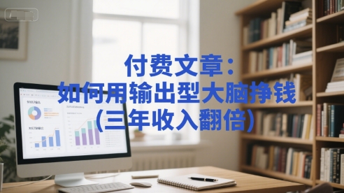 付费文章：如何用输出型大脑挣钱(三年收入翻倍)-连烟牍库