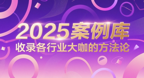 2025案例库，收录各行业大咖的方法论-连烟牍库